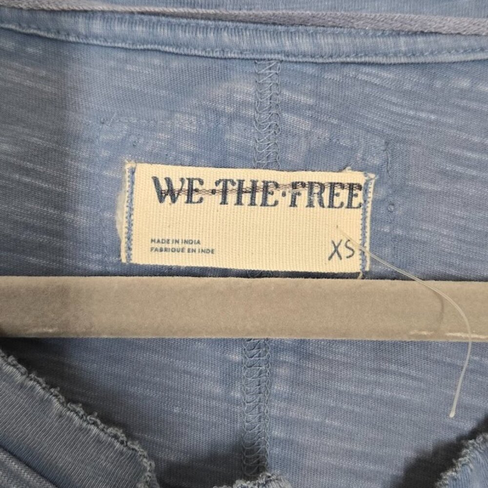 FREE EPOPLE WTF our song henley cuff top Sz XS  NEW - Picture 11 of 12